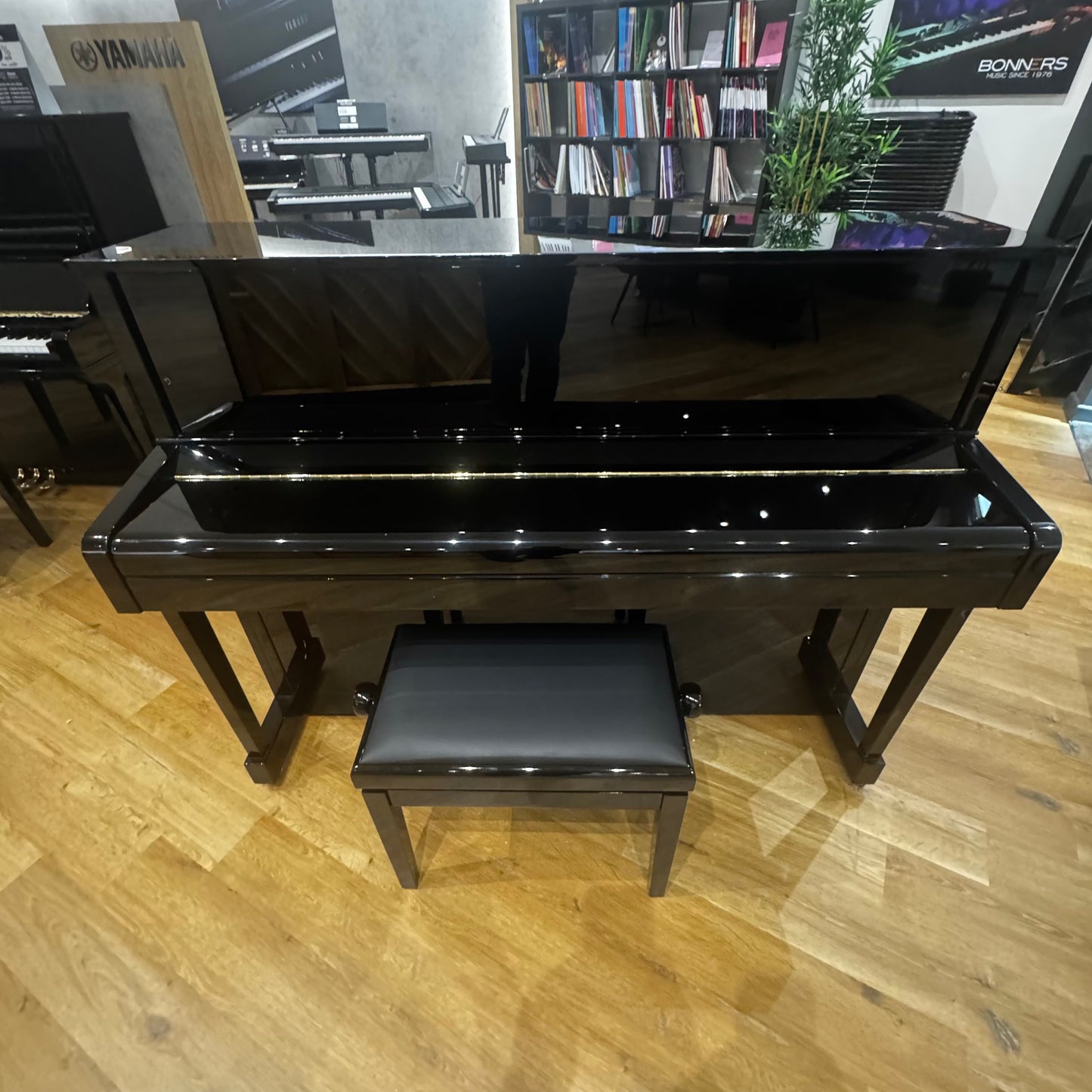 Weber W114 Upright Piano in Polished Black: Serial No: T0015659 | Second Hand