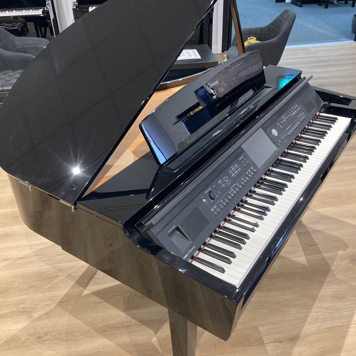 Yamaha CVP709GP Polished Ebony Digital Grand Piano; Serial No: BCWP01003 | Second Hand