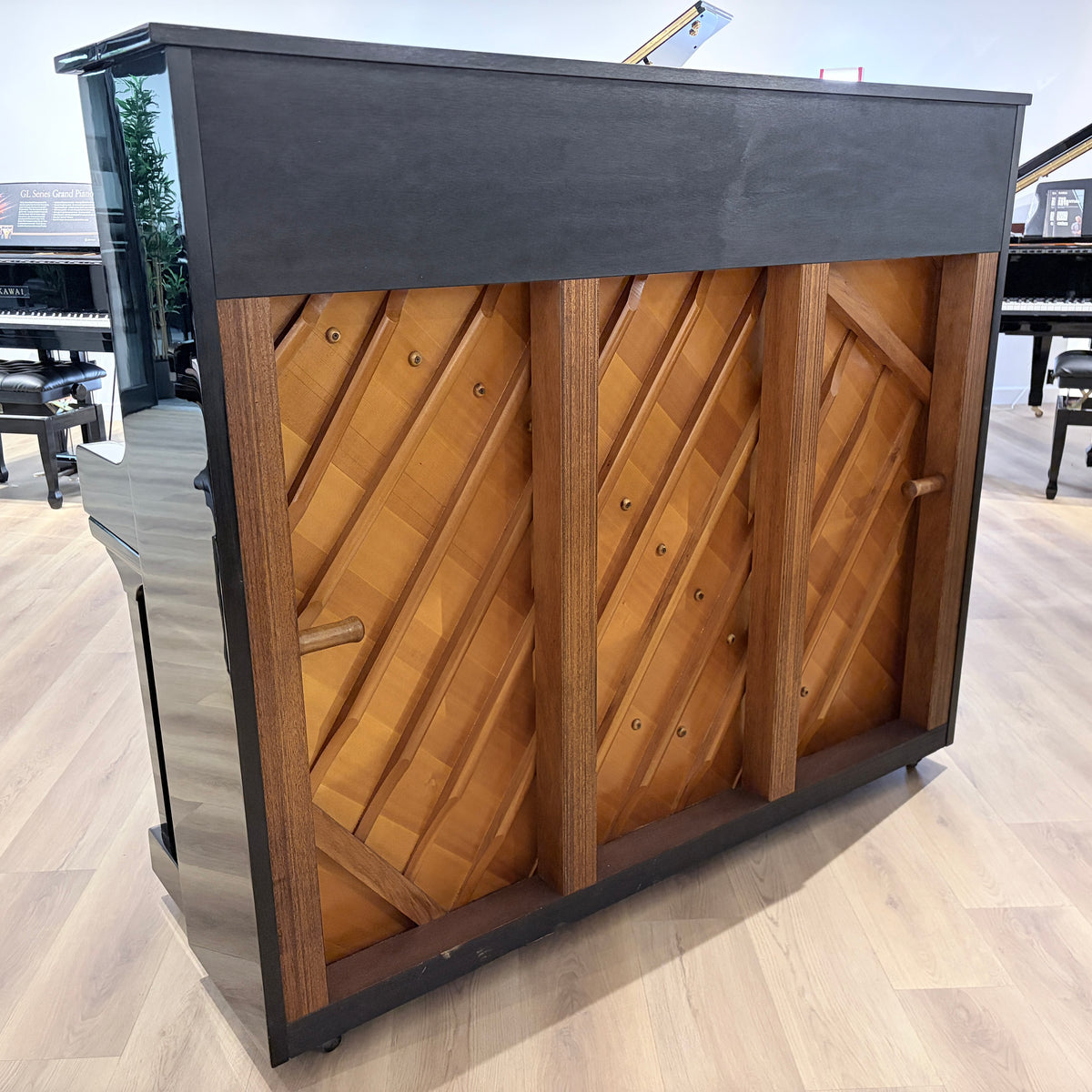 Yamaha U3 Upright Piano in Polished Ebony: Serial No: H2889531 | CERTIFIED RECONDITIONED