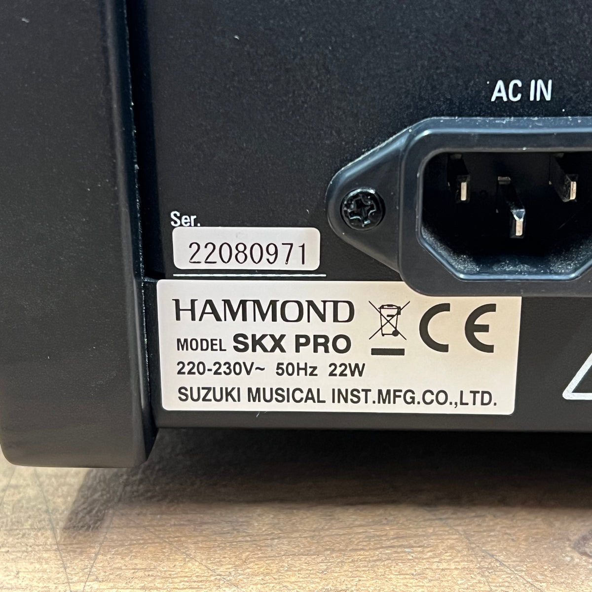 Hammond SKX Pro 61-Key Dual Manual Keyboard; Serial No: 22080971 | Second Hand