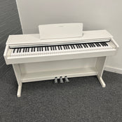 Yamaha YDP145 White Digital Piano; Serial No: BCBZ01001; Ex Display Model; 3 Year Warranty