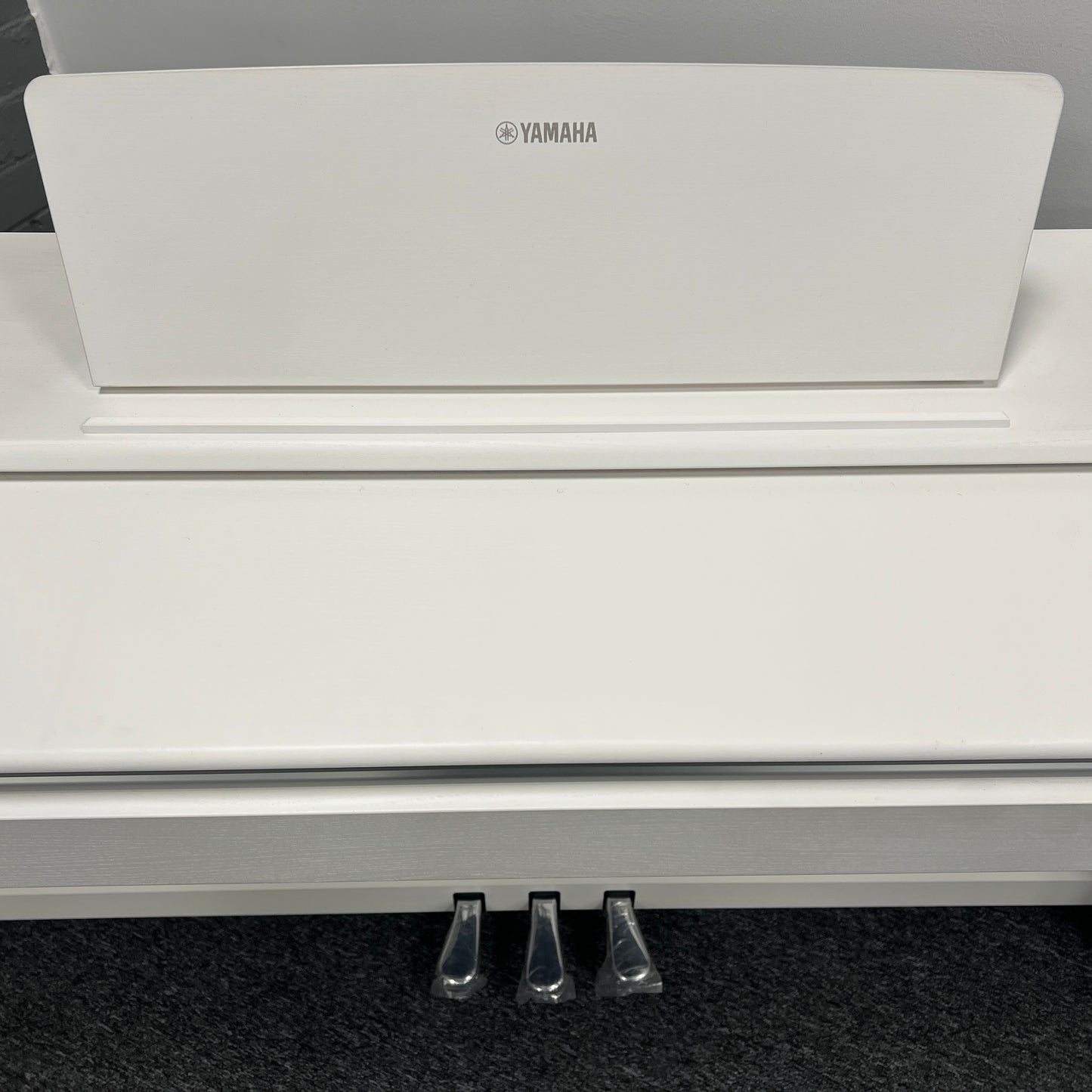 Yamaha YDP145 White Digital Piano; Serial No: BCBZ01001; Ex Display Model; 3 Year Warranty