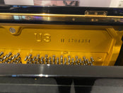 Yamaha Certified Reconditioned U3 Upright Piano; Polished Ebony: Serial No: H1704354