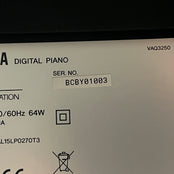 Yamaha CVP809B Digital Piano; Serial No: BCBY01003 | Second Hand