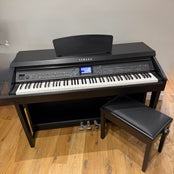 Yamaha CVP601 Black Digital Piano with Matching Stool; Serial No: BCTM01015 | Second Hand