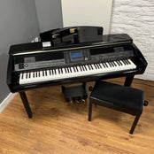 Yamaha CVP405 Polished Ebony Digital Piano With Matching Stool; Serial No:GBRCNY01016 | Second Hand
