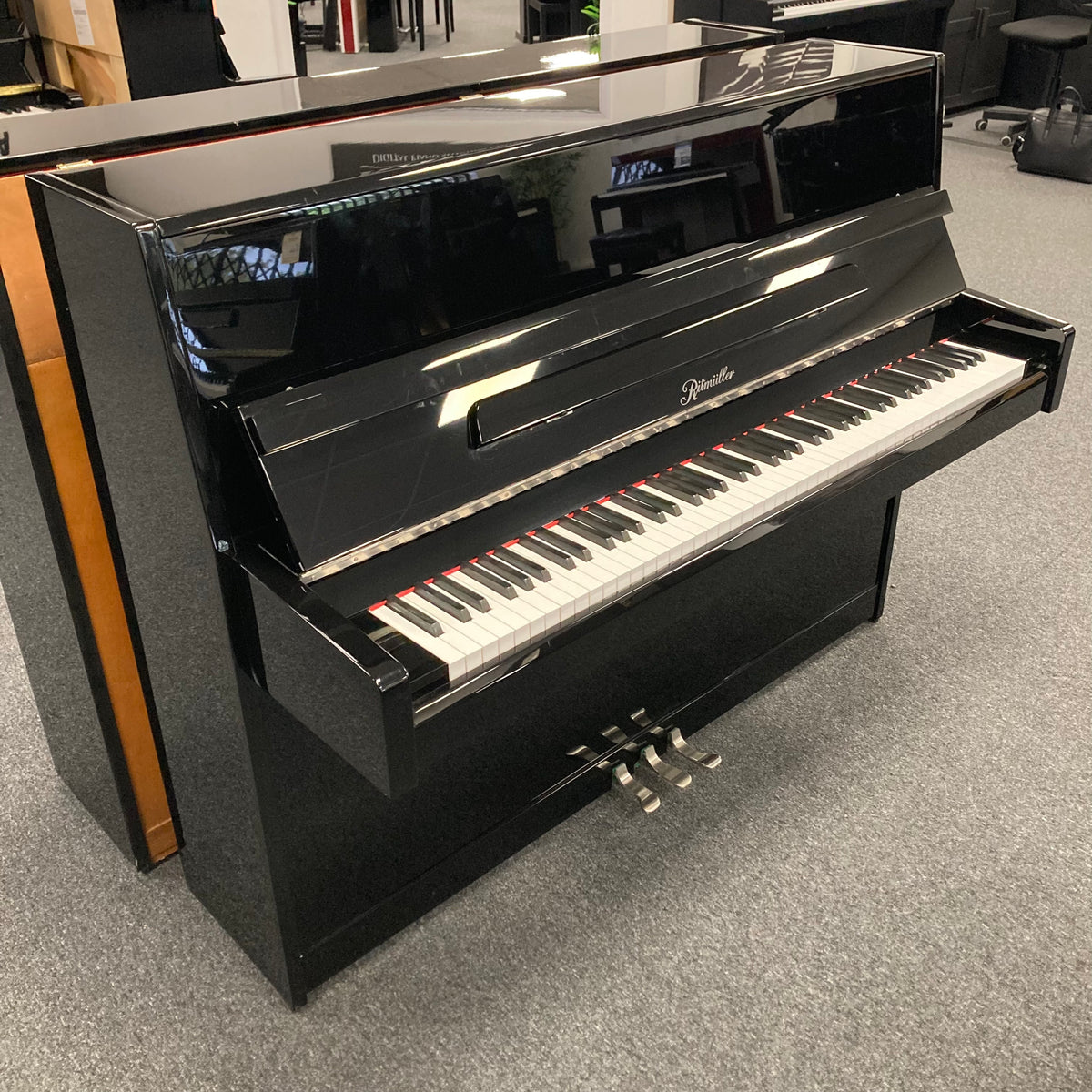 Ritmuller Upright Piano; Polished Ebony: Serial No: 2274548 | Second Hand