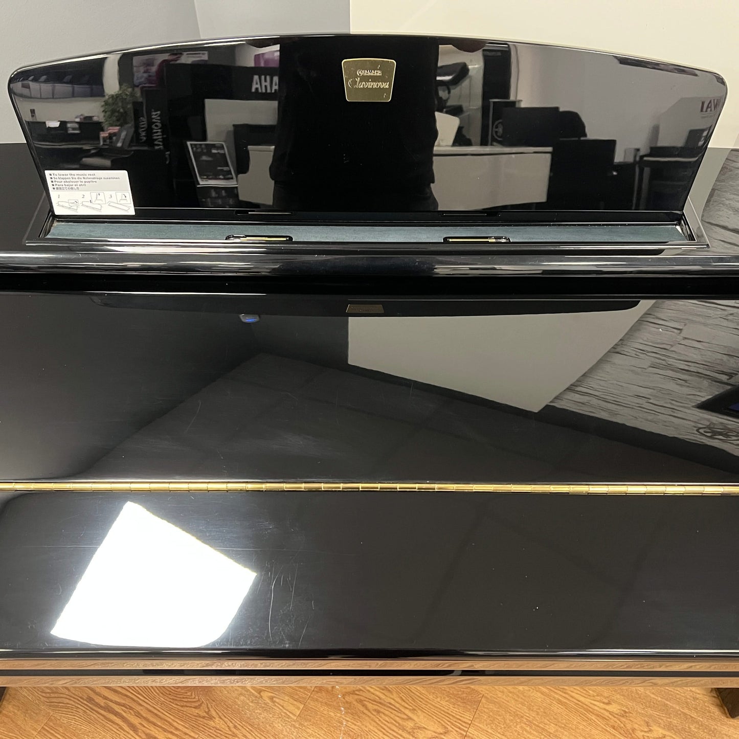 Yamaha CVP405 Polished Ebony Digital Piano With Matching Stool; Serial No:GBRCNY01016 | Second Hand