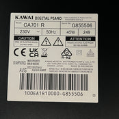 Kawai CA701 Rosewood Digital Piano; Serial No: G855506 | Second Hand