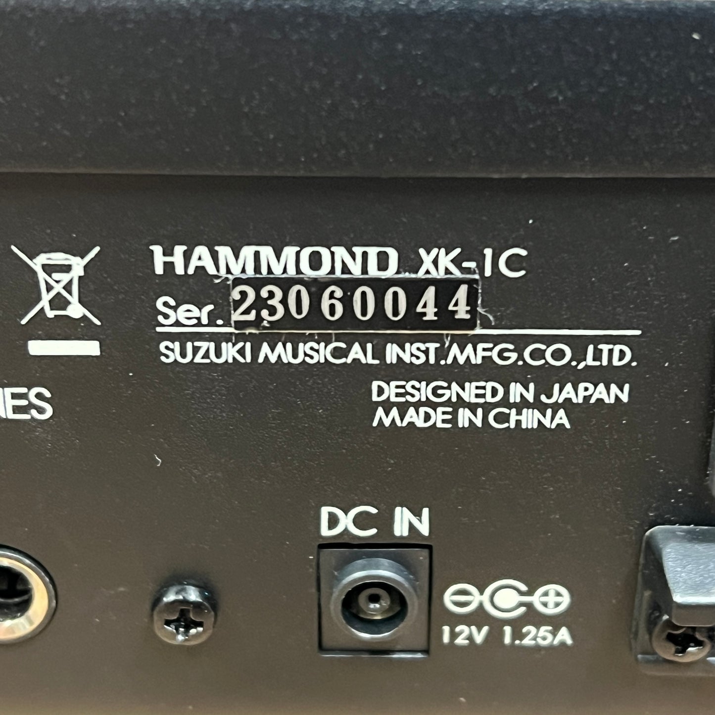 Hammond XK1C Organ Keyboard; Serial No: 23060044 | Second Hand