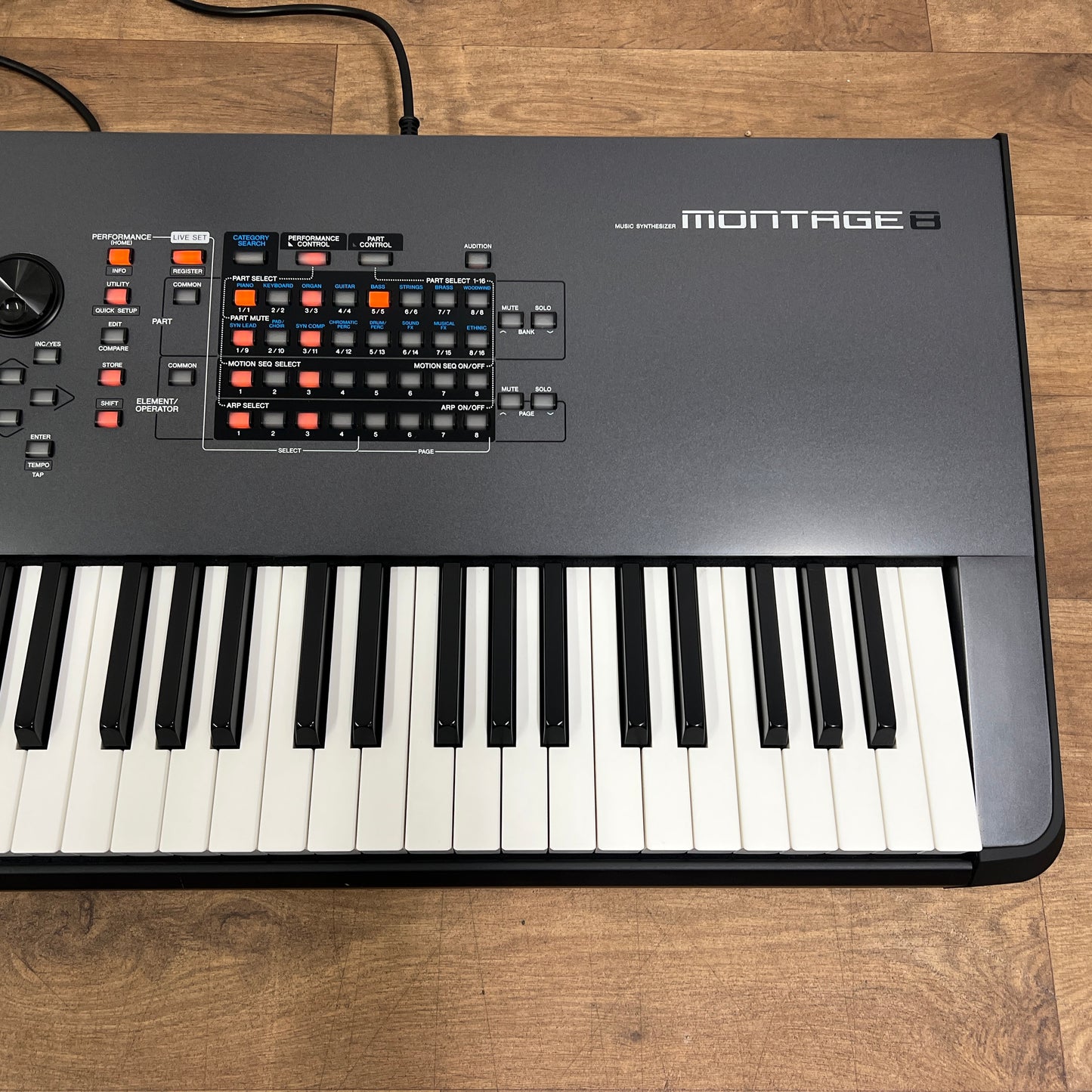 Yamaha Montage 8 Keyboard; Serial No: BAWL01034 | Second Hand