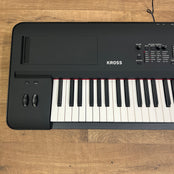 Korg Kross 2 88 Key Synthesizer Workstation, Matt Black; Serial No: 9065 | Second Hand