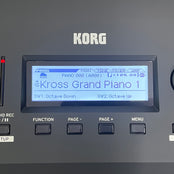 Korg Kross 2 88 Key Synthesizer Workstation, Matt Black; Serial No: 9065 | Second Hand