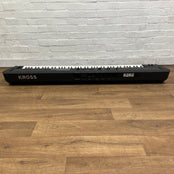 Korg Kross 2 88 Key Synthesizer Workstation, Matt Black; Serial No: 9065 | Second Hand