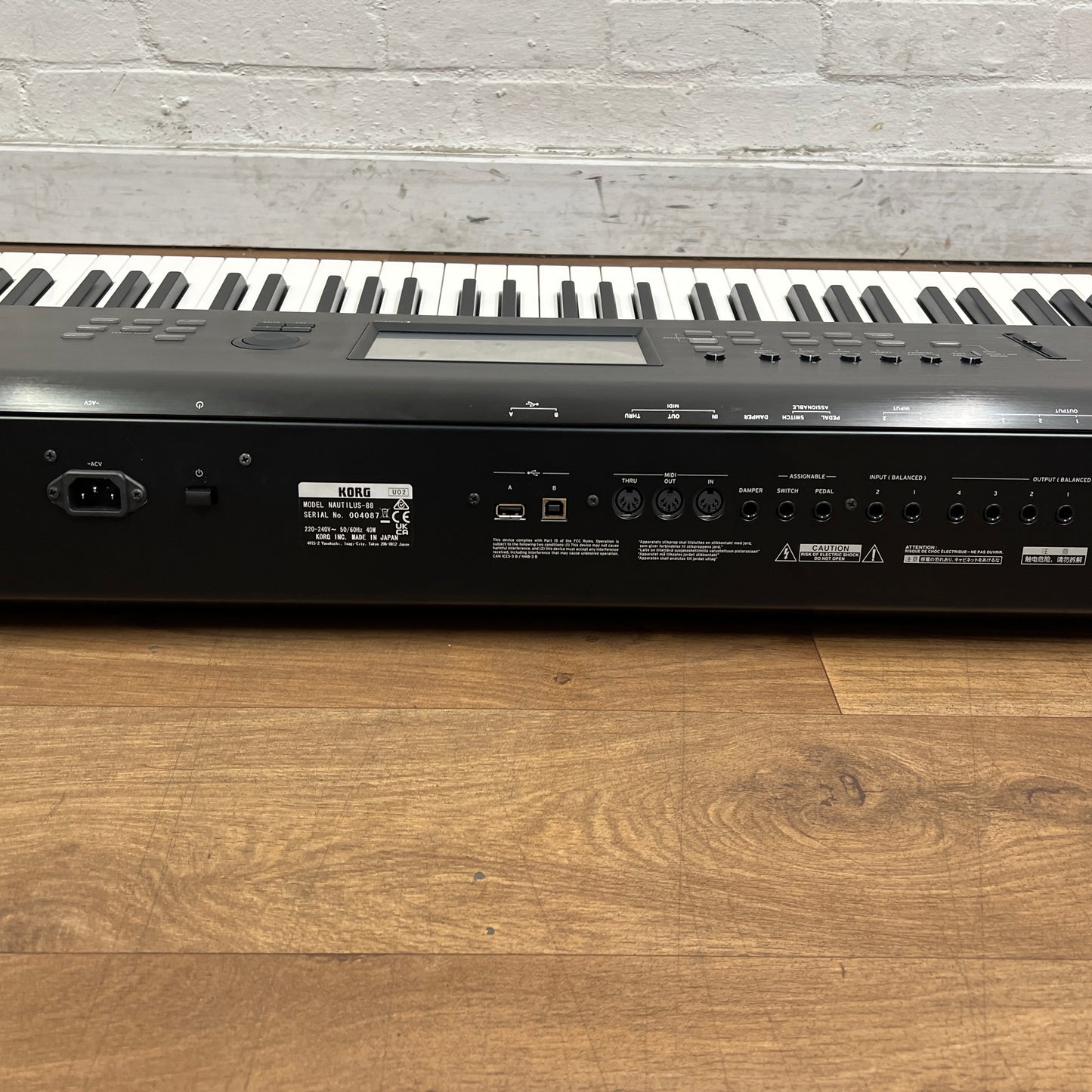 Korg Nautilus 88 Keyboard Workstation; Serial No: 4087 | Second Hand