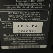 Roland LX9 Polished White Digital Piano With Matching Stool; Serial No: Z7Q0095 | Second Hand
