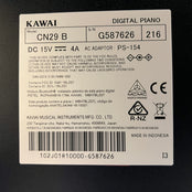 Kawai CN29 Black Digital Piano Including Stool; Serial No: G587626 | Second Hand