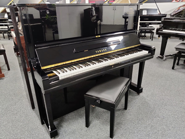 Yamaha Certified Reconditioned U3 Upright Piano With Stool; Ser No H1494270