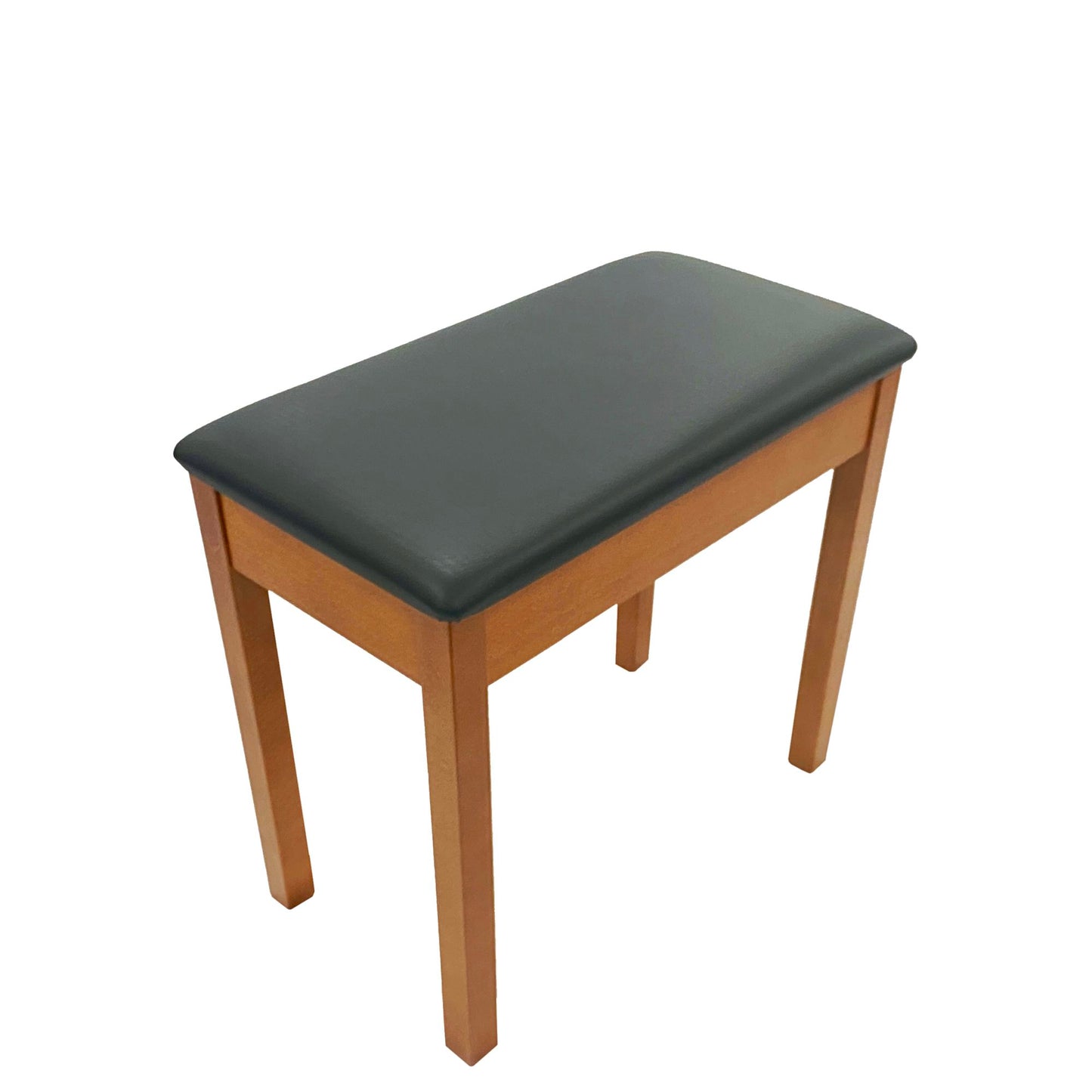 Kawai Cherry Piano Stool with Black Vinyl Top