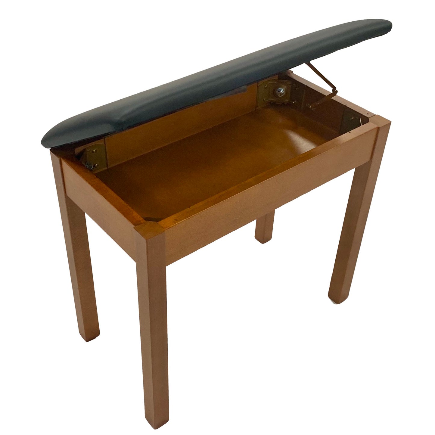 Kawai Cherry Piano Stool with Black Vinyl Top