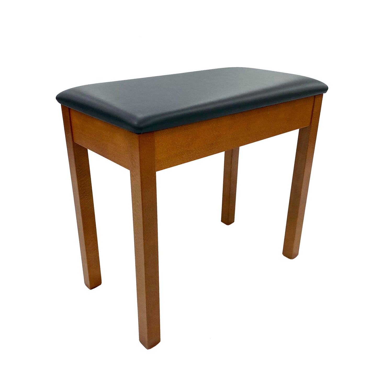 Kawai Cherry Piano Stool with Black Vinyl Top