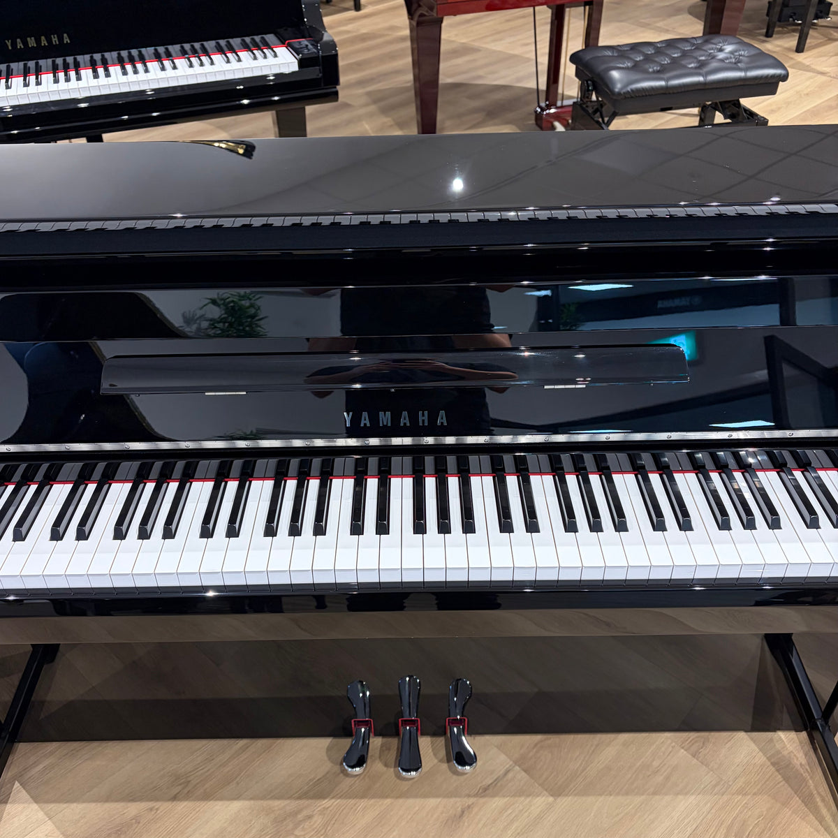 Yamaha NU1XA  Advanced Hybrid Piano, Polished Ebony; Serial No: BCEH01029 | Second Hand