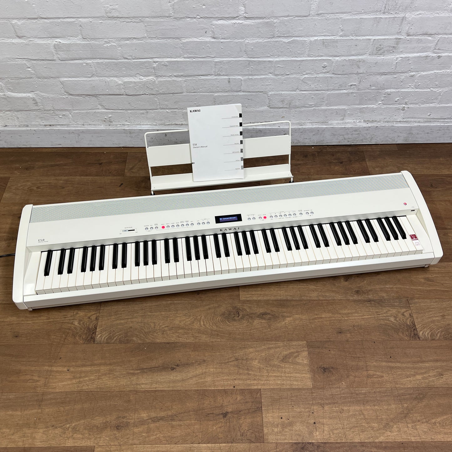 Kawai ES8 White Digital Piano; Serial No: G372077 | Second Hand