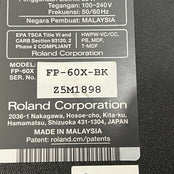 Roland FP60X Digital Piano, Black; Serial No: Z5M1898 | Second Hand