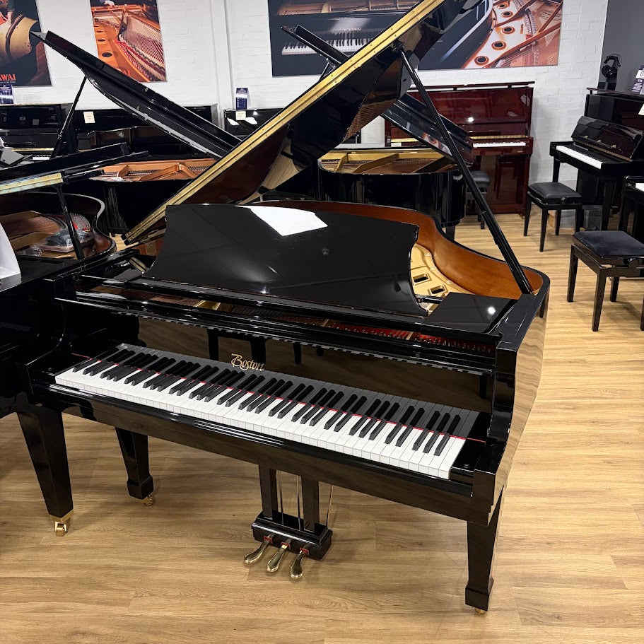 Boston GP156 Grand Piano in Polished Ebony: Serial No: 137219 | Second Hand