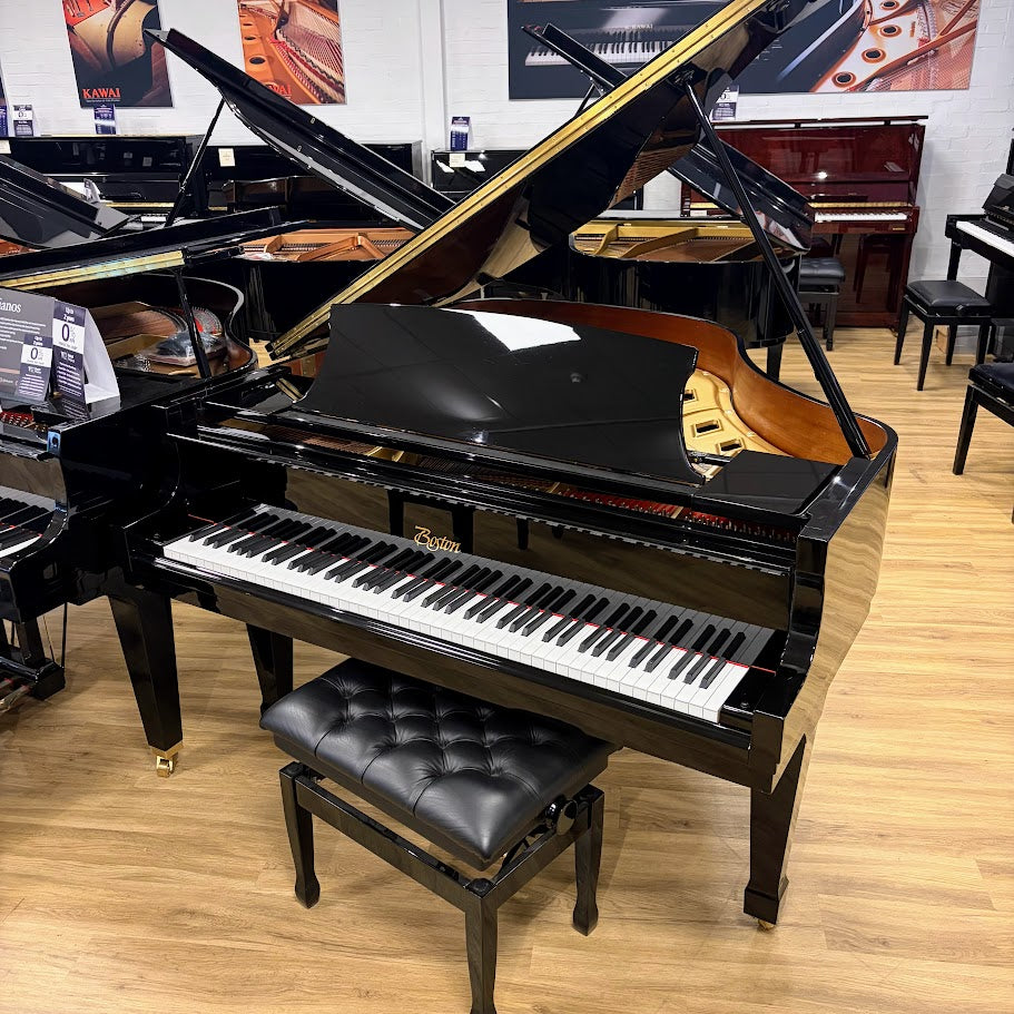 Boston GP156 Grand Piano in Polished Ebony: Serial No: 137219 | Second Hand