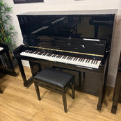 Petrof 132 Upright Piano in Polished Ebony: Serial No: 602230 | Second Hand
