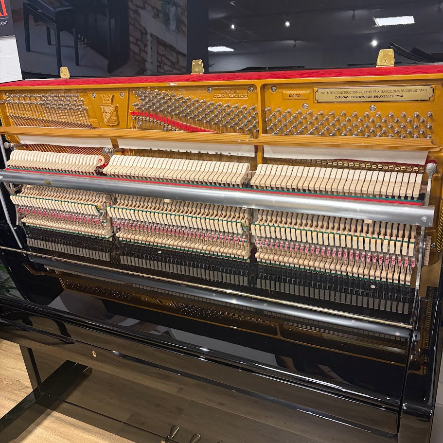 Petrof 132 Upright Piano in Polished Ebony: Serial No: 602230 | Second Hand