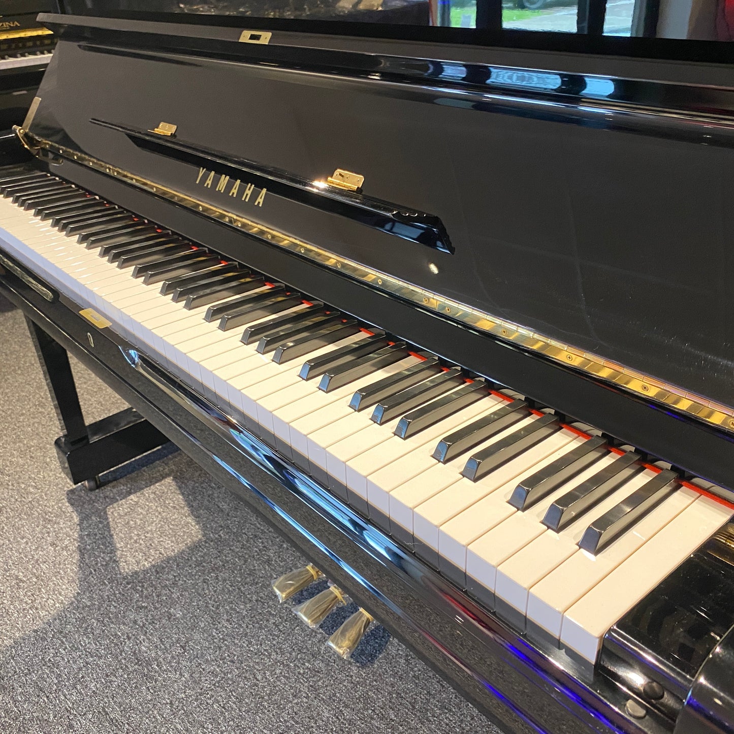 Yamaha U3 Upright Piano With Stool; Ser No M3258118 | Reconditioned As New