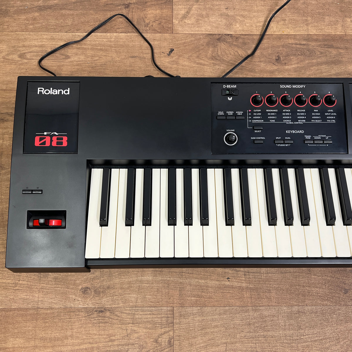 Roland FA08 Synthesizer Keyboard; Serial No: Z3E4761 | Second Hand