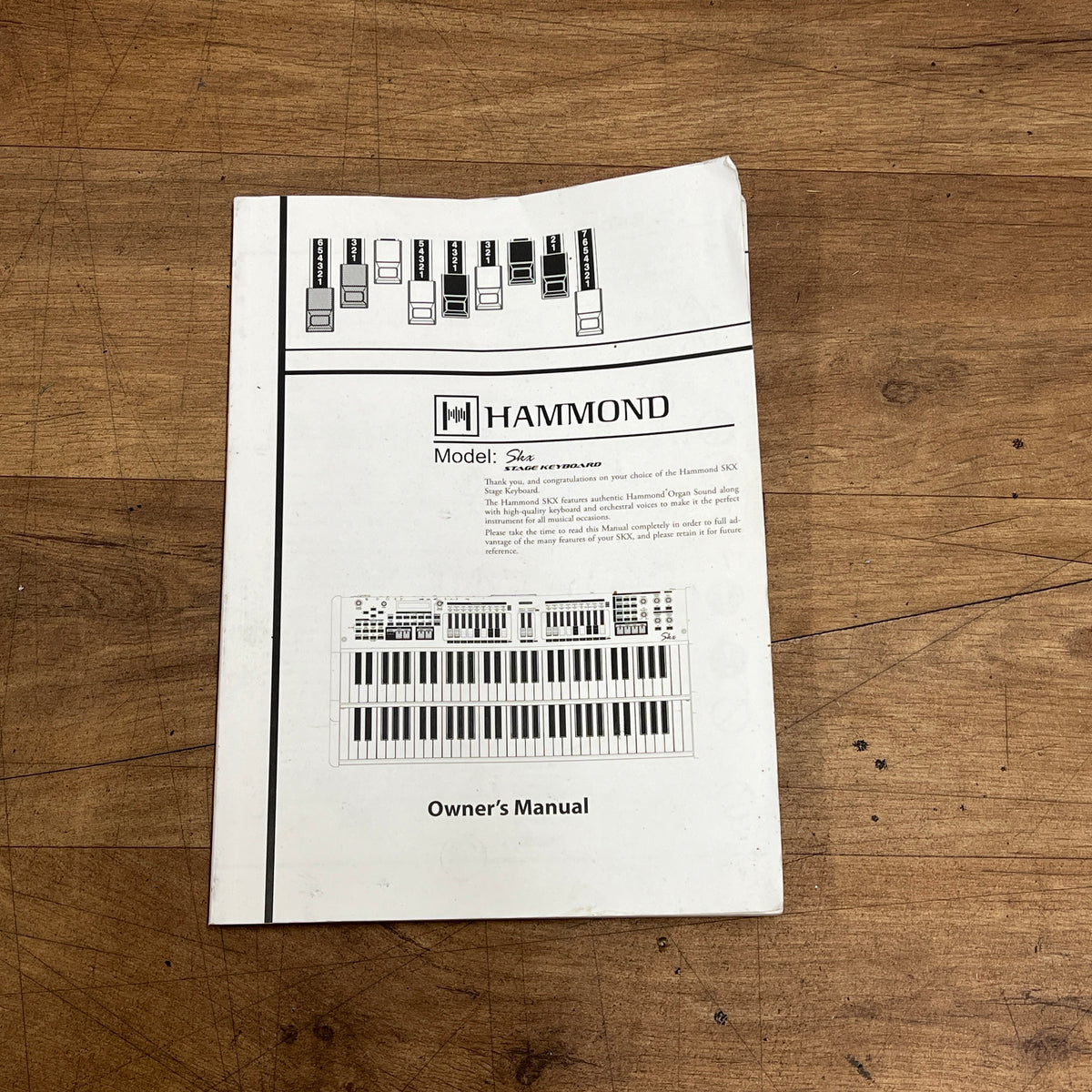 Hammond  SKX Dual Manual Keyboard & Case; Serial No: 19050009 | Second Hand