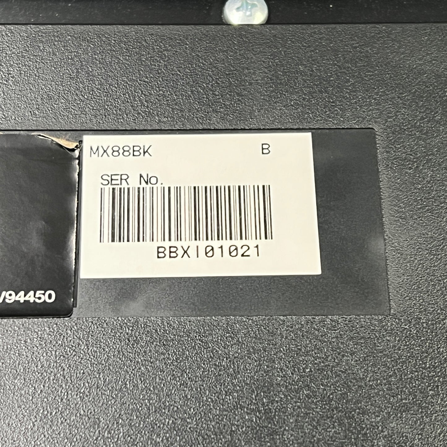 Yamaha MX88 Synthesizer; Serial No: BBXI01021 | Second Hand