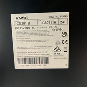 Kawai CN201 Digital Piano, Black; Serial No: G807116 | Second Hand