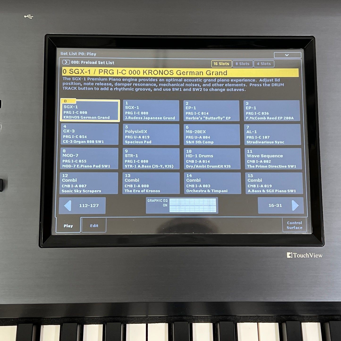 Korg Kronos 88 Music Workstation; Serial No: 882 | Second Hand