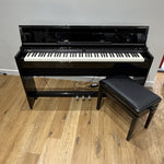 Roland DP990RF Polished Ebony Digital Piano, Inc Maching Stool; Serial No: Z4B4795 | Second Hand