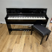 Roland DP990RF Polished Ebony Digital Piano, Inc Maching Stool; Serial No: Z4B4795 | Second Hand