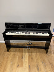 Roland DP990RF Polished Ebony Digital Piano, Inc Maching Stool; Serial No: Z4B4795 | Second Hand