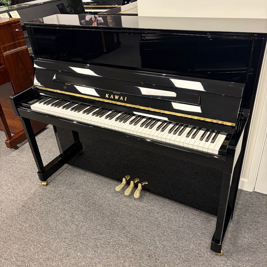 Kawai K300 ATX3 Upright Piano in Polished Ebony: Serial No: F162687 | Second Hand