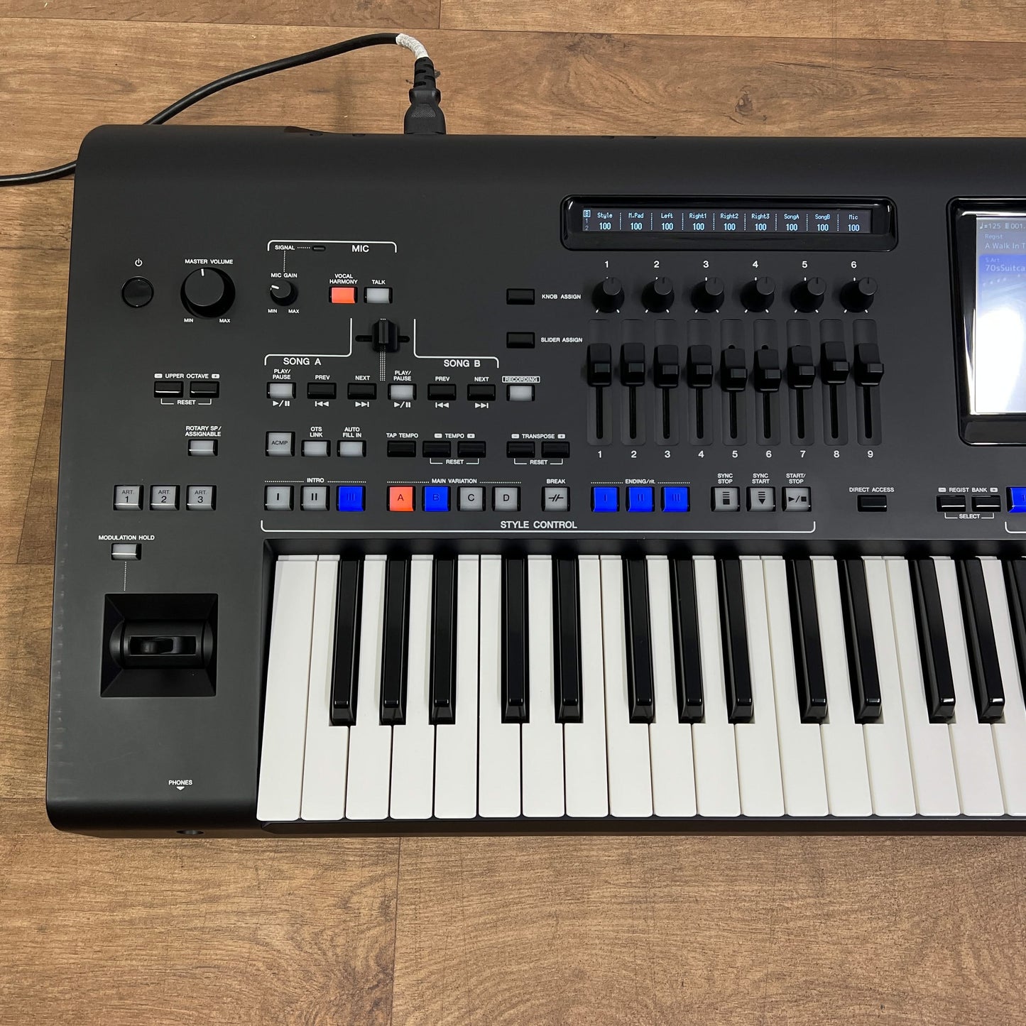 Yamaha Genos 1 Arranger Workstation; Serial Number: BEBK01014 | Second Hand