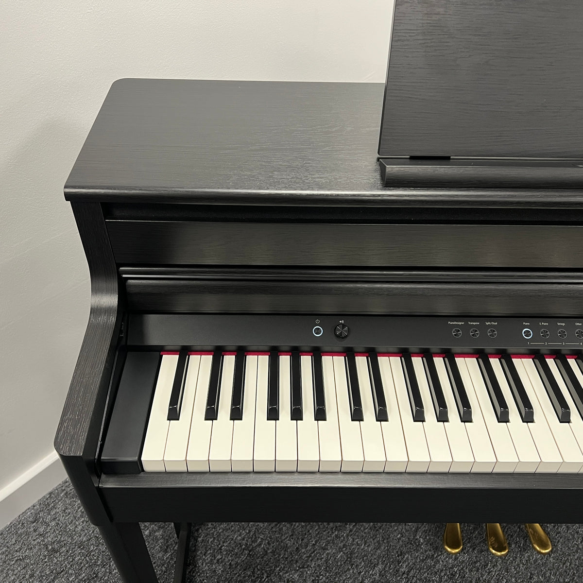 Roland HP704 Digital Piano, Black; Serial No: A8R5701 | Second Hand