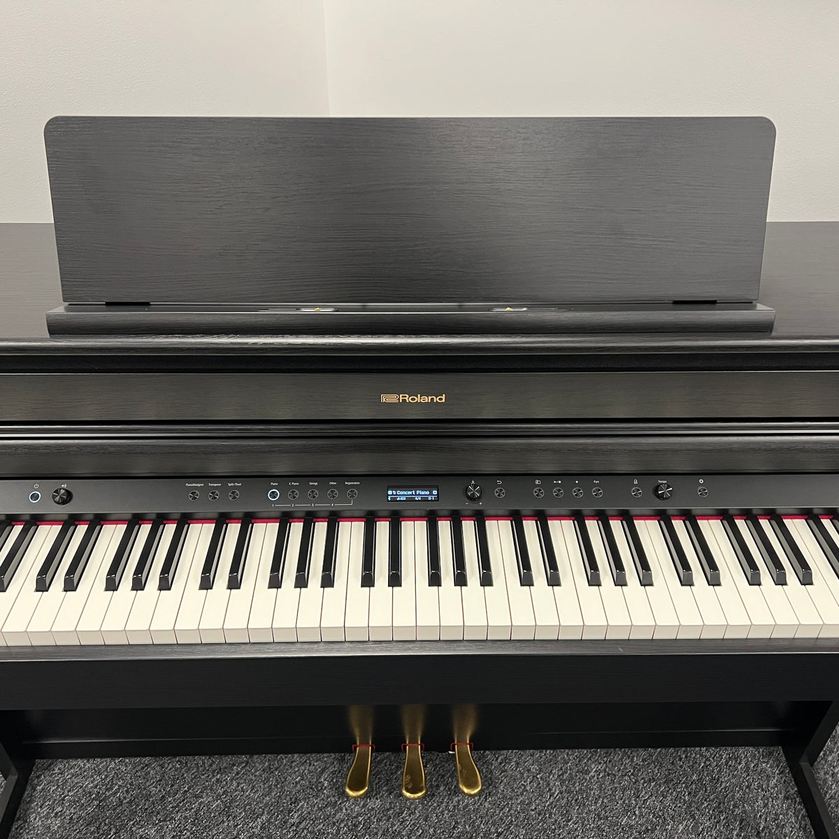 Roland HP704 Digital Piano, Black; Serial No: A8R5701 | Second Hand