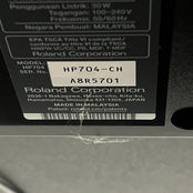 Roland HP704 Digital Piano, Black; Serial No: A8R5701 | Second Hand