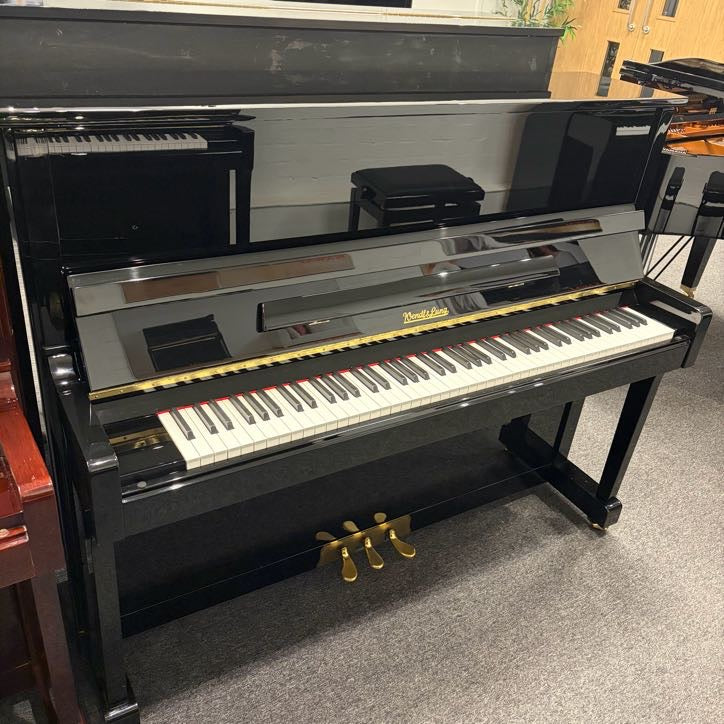Wendl & Lung HL122 Upright Piano in Polished Ebony: Serial No: 10627 | Second Hand