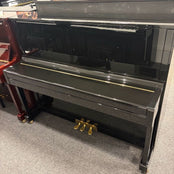 Wendl & Lung HL122 Upright Piano in Polished Ebony: Serial No: 10627 | Second Hand