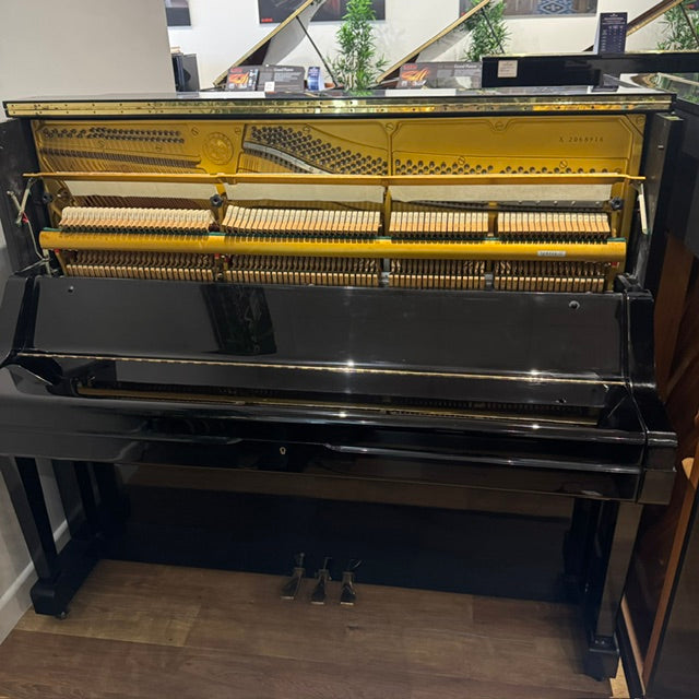 Yamaha UX3 Upright Piano in Polished Black: Serial No: 2068916 | Second Hand