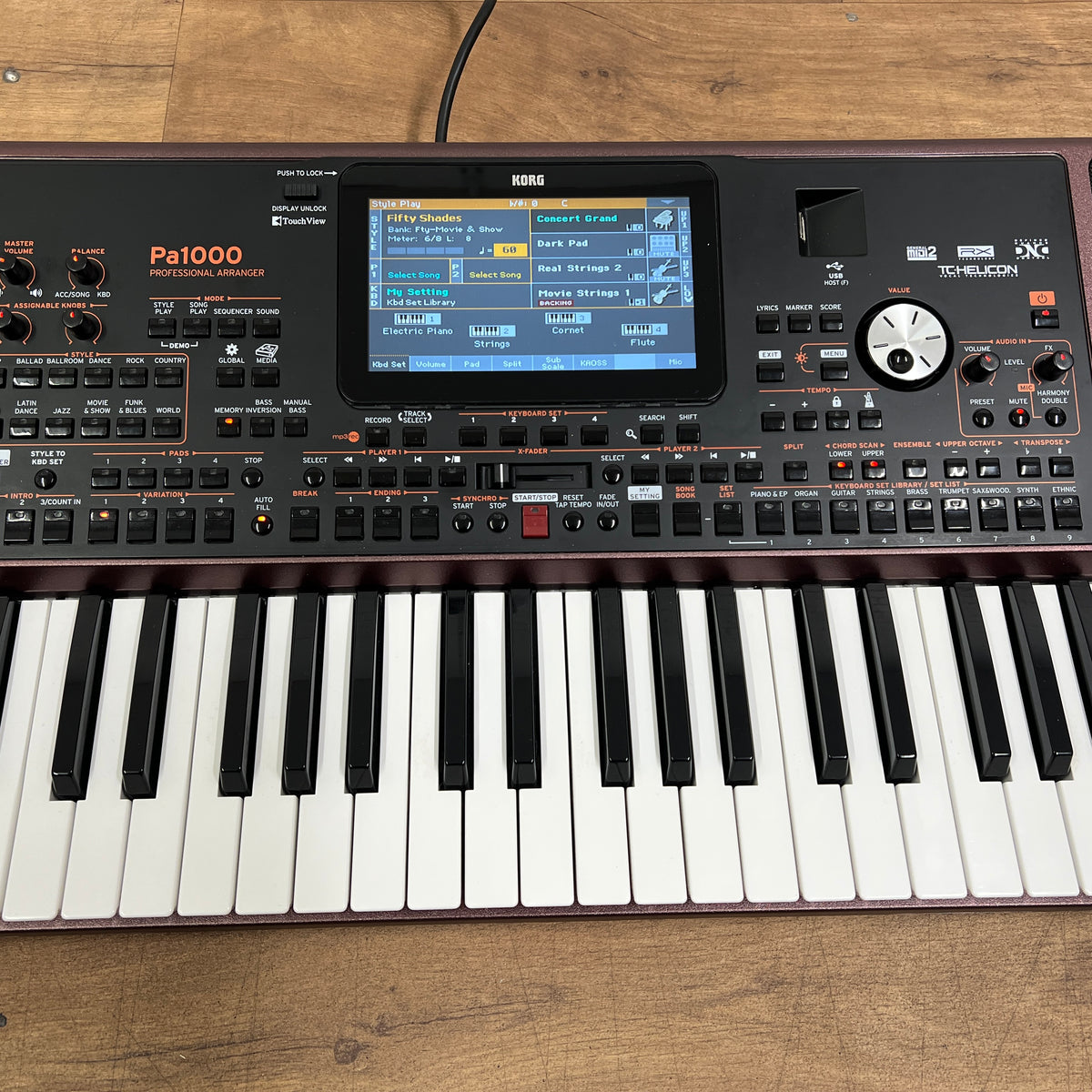 Korg PA1000 Arranger Keyboard; Serial No: 6433 | Second Hand
